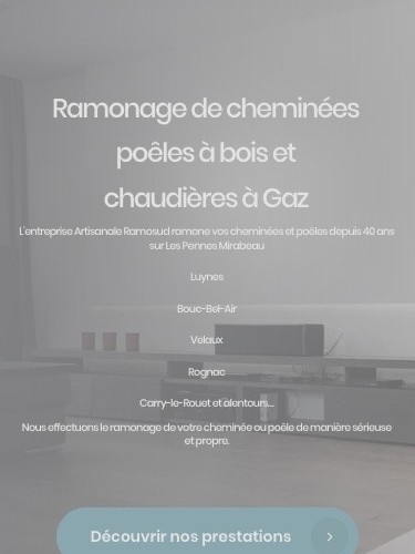 Création de site internet Ramoneur Marseille