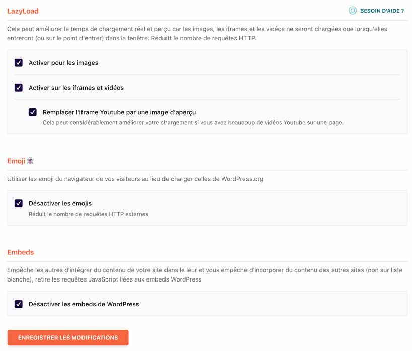 Lazy load wordpress