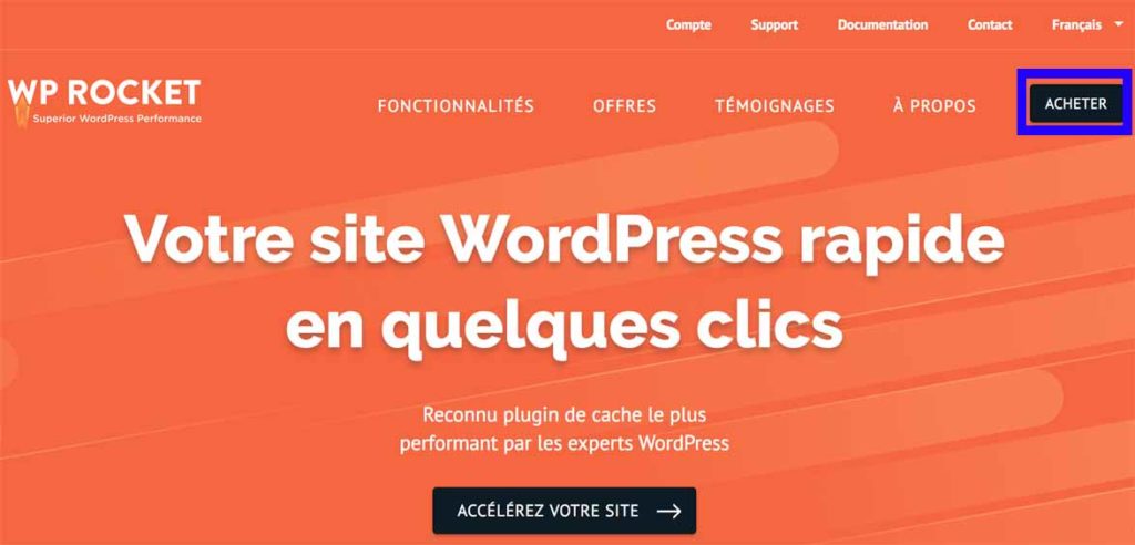 wp rocket acheter